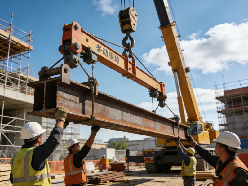 Workshop Material Lifting, Practical Application of Portable Gantry Crane