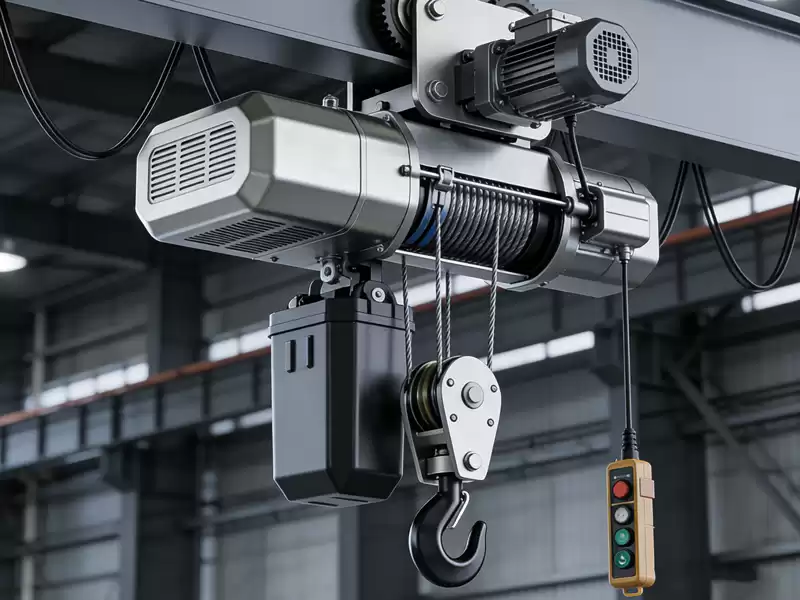 Double Girder Overhead Crane Lifting Mechanism Detail
