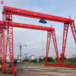 Single Girder Gantry Crane works for outdoor 5-20t lifting