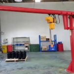 1.5T Manual Rotation Pier Davit (3.3m Boom 2.5m Total Height)