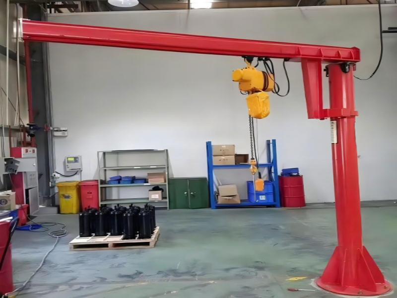 1.5T Manual Rotation Pier Davit 3.3m Boom 2.5m Total Height Marine Anticorrosion CE Certified