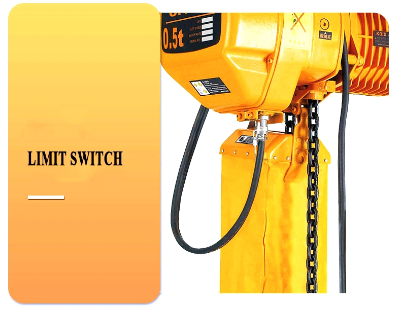 HHBB hook type chain hoist limit switch