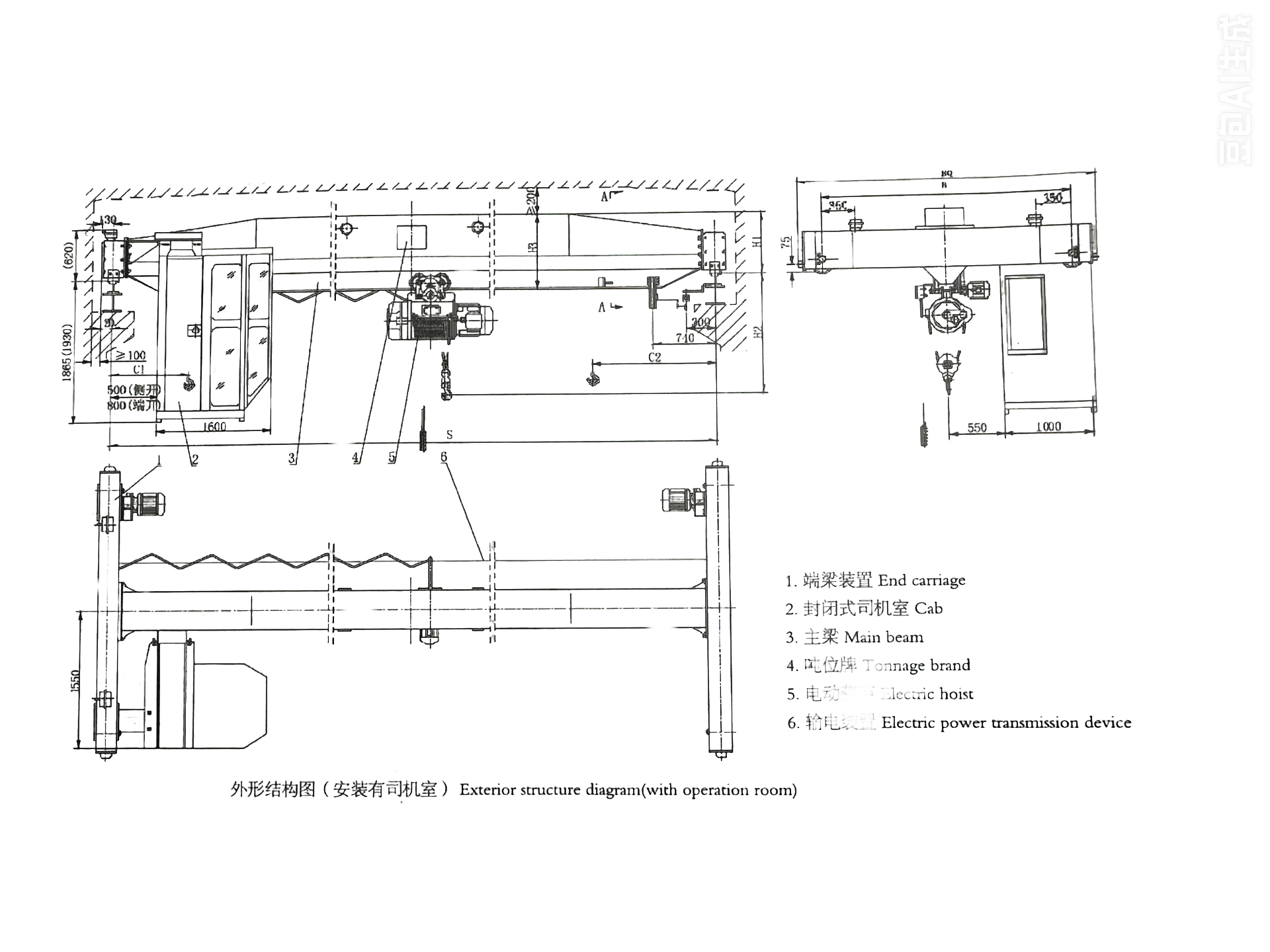LDA Type 1-20t Electric Single Beam Crane Installation Process