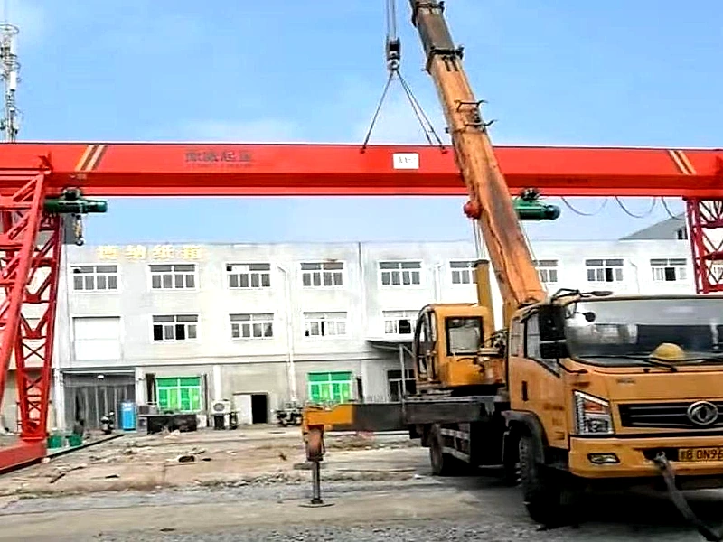 5 Ton Single Girder Gantry Crane with CD Electric Hoist
