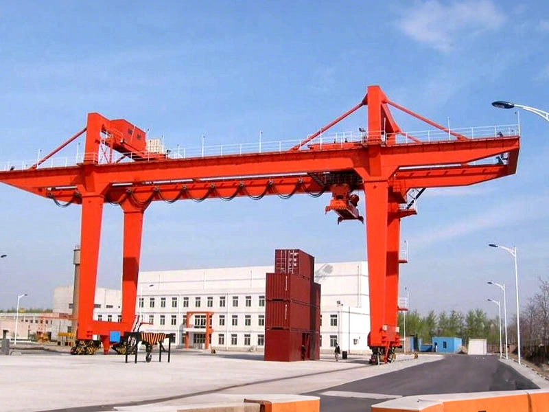 U Type Double Girder Gantry Crane Side View