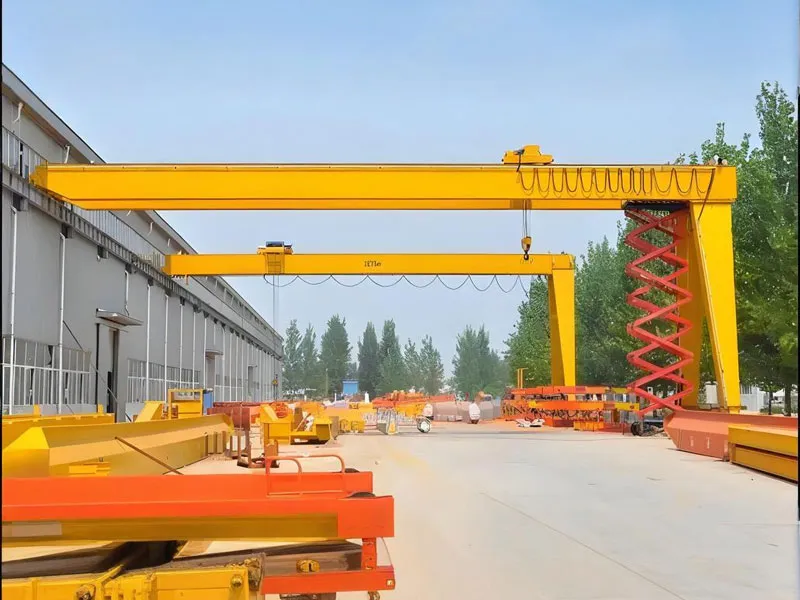 Double Beam Semi Gantry Crane MGB/BMG 10-50T | China Manufacturer