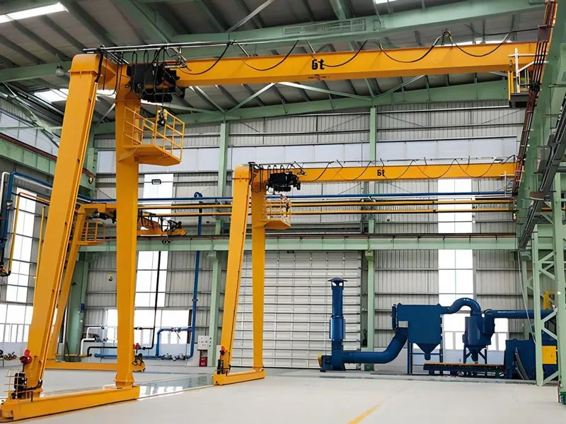 Double Beam Semi Gantry Crane MGB/BMG 10-50T | China Manufacturer