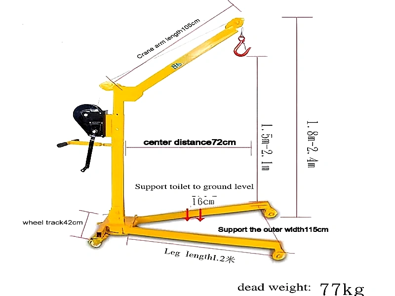 portable crane features
