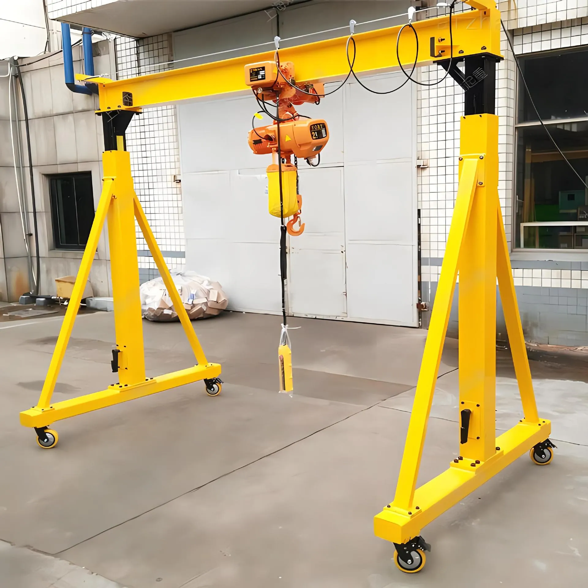 mobile gantry crane application