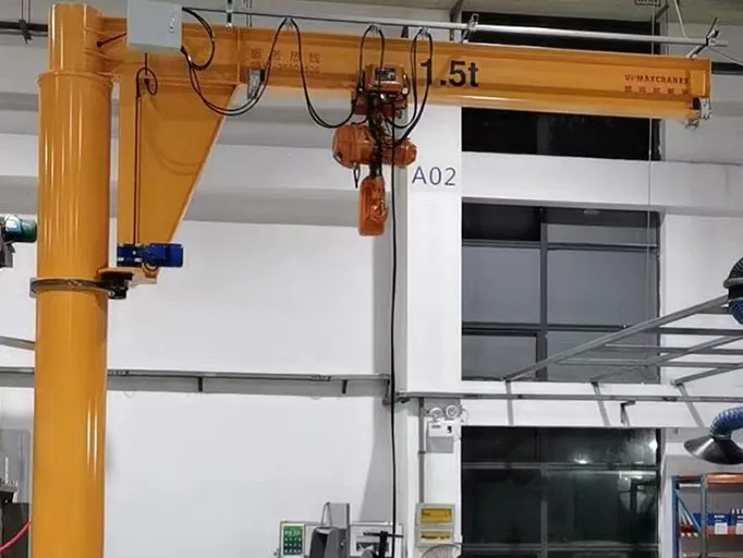 Pillar Jib Crane 0.25-10 Ton | Column Mounted Jib Crane