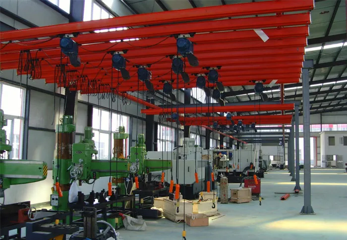 KBK Rail and Light Crane System features
