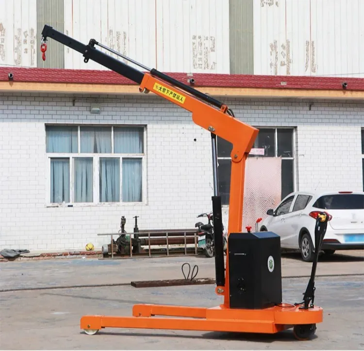 Electric Hydraulic Truck Crane | 200-1000kg Vehicle Mounted Crane with Trolley
