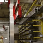 Double Beam Single Column Bridge Stacker Crane