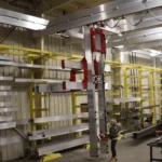 Double Beam Single Column Bridge Stacker Crane