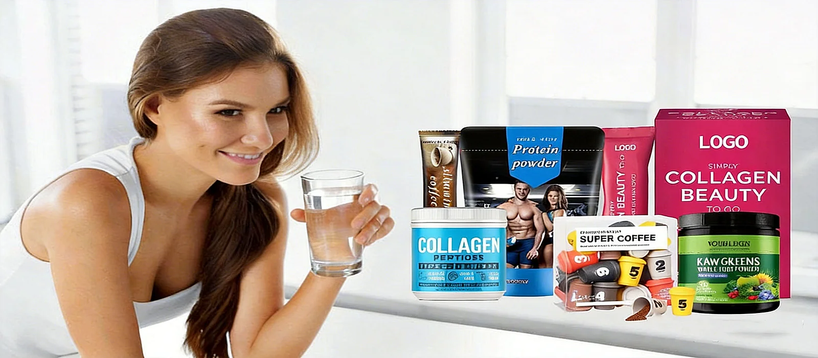 Wholesale private-label supplement manufacturer production line